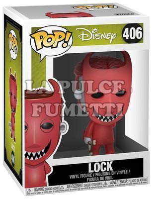 NIGHTMARE BEFORE CHRISTMAS: LOCK - VINYL FIGURE #   406- POP FUNKO 